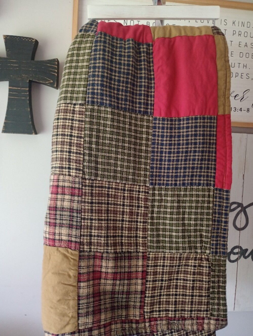 Vintage Quilted Baby Blanket